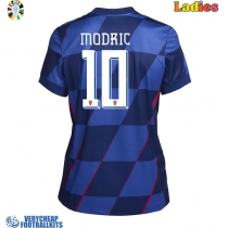 Croatia Luka Modric #10 Replica Away Shirt Ladies Euro 2024 Short Sleeve